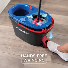 O-Cedar RinseClean Spin Mop With 2-Tank System and Microfiber Mop Head