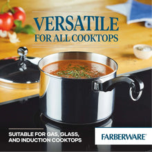 Farberware Classic Series 3 Quart Stainless Steel Sauce Pan with Lid, Induction Compatible, Metal Utensil and Dishwasher Safe, Stainless Steel - Brands For Less USA