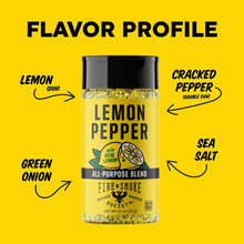 Fire & Smoke Society Lemon Pepper Seasoning, Chicken, Wing Seasoning, 6 oz Mixed Spices & Seasonings