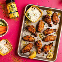 Fire & Smoke Society Lemon Pepper Seasoning, Chicken, Wing Seasoning, 6 oz Mixed Spices & Seasonings