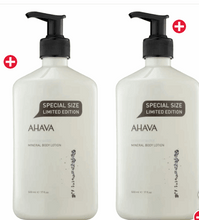AHAVA Mineral Body Lotion, 17 fl oz, 2-pack