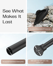 ALLZONECornerShowerCaddyTensionPole_ExtendableRustproofStainlessSteelPole_4-TierAdjustableShelvesforEasyDrainageandBuilt-to-LastStability_34to116Inches_Black4 - Brands For Less USA