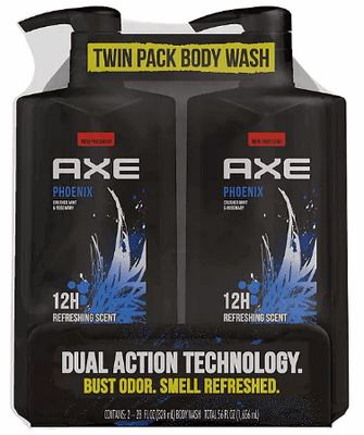 AXE Phoenix Body Wash for Men with Pump, 28 fl. oz., 2 pk.