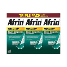 Afrin No-Drip Severe Congestion 12-Hour Nasal Spray, 3 Pack (20 mL Each) - Brands For Less USA