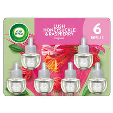 Air Wick Plug-in Scented Oil Refill Lush Honeysuckle and Raspberry 6 Count