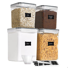 Vtopmart Airtight Storage Canisters for Flour, Sugar, 2 Pcs Large Food Storage Containers, 6.5L /219.79fl oz - Brands For Less USA
