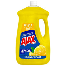 Ajax Ultra Liquid Dish Soap, Lemon Scent, Super Degreaser, 90 Fluid Ounce