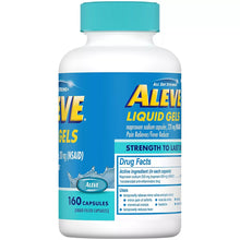 Aleve Pain Reliever Liquid Gels, 160 ct.