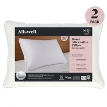 Allswell Down Alternative Bed Pillows, King - Firm, All Positions