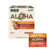 Aloha Plant-Based Protein Bars, Variety Pack, 12 ct.