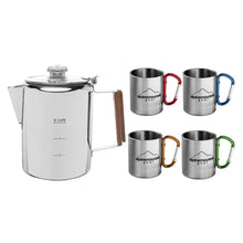 AlpineMountainGear5-pieceStainlessSteelCoffeeSet - Brands For Less USA