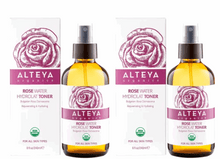 Alteya Organics Bulgarian Rose Water Toner, 8 fl oz, 2-pack
