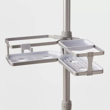 Aluminum Corner Tension Pole Caddy Gray - Threshold™: Bath Organizer with Adjustable Shelves - Brands For Less USA
