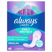 AlwaysDailyProtectPantyLiners_RegularLength_Unscented_48Count - Brands For Less USA