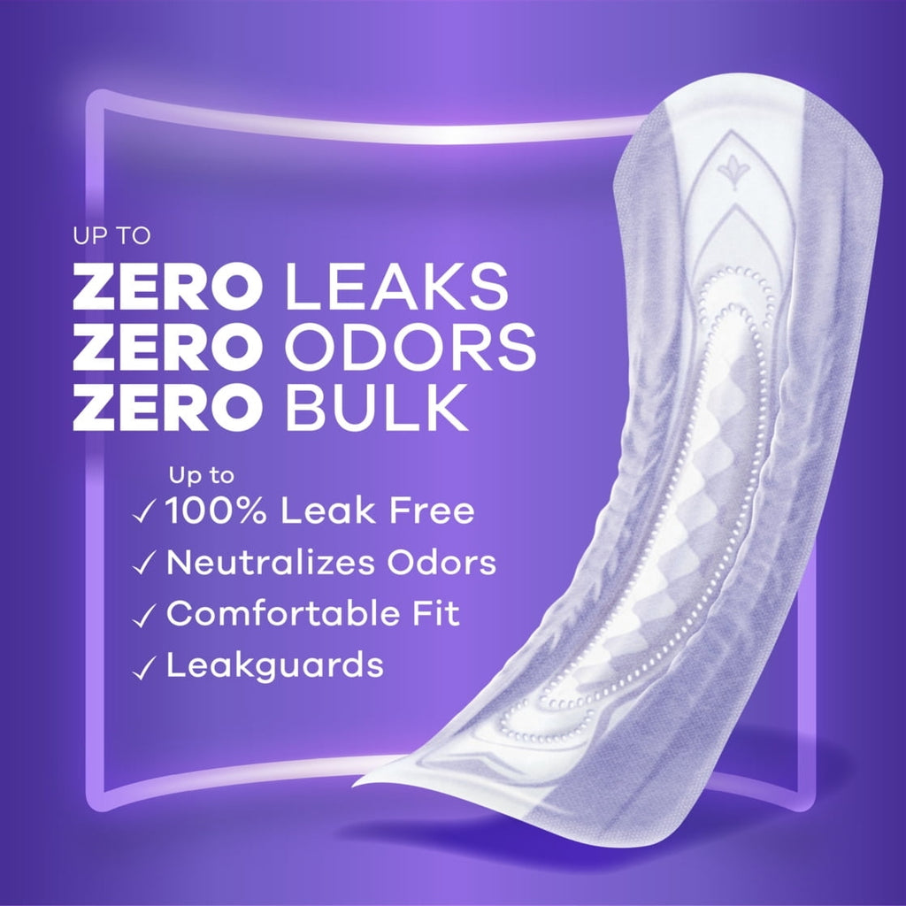 Always Discreet Adult Incontinence Pads for Women, Heavy Absorbency, L ...