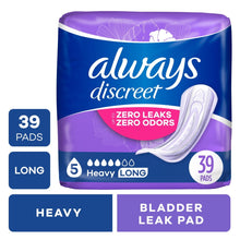 AlwaysDiscreetAdultIncontinencePadsforWomen_HeavyAbsorbency_LongLength_PostpartumPads_39Count6 - Brands For Less USA