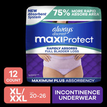 AlwaysDiscreetMaxiProtect_AdultDiapersforWomen_IncontinenceUnderwear_MaximumPlusAbsorbency_SizeXLXXL_12Count6 - Brands For Less USA