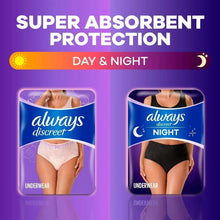 AlwaysDiscreetNightWomen-sIncontinenceUnderwear-Black-Maximum-XL-48Count4-_3 - Brands For Less USA