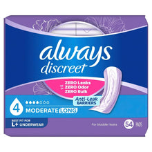 AlwaysDiscreetPads-ModerateAbsorbency-Long54Count1-_11 - Brands For Less USA