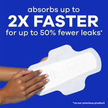 Always Infinity FlexFoam Pads, Size 5, Extra Heavy Overnight, Wings, Unscented, 40 Count (PACK OF 3 )