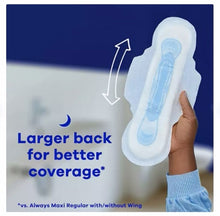 Always Maxi Extra Heavy Overnight Pads with Flex-Wings, Unscented, Size 5, 54 ct.