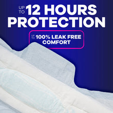 Toallas sanitarias Always Maxi Extra Heavy para la noche con alas flexibles, sin perfume, tamaño 5, 54 unidades.