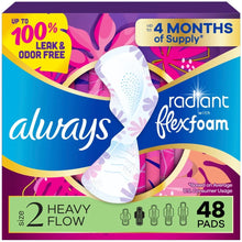 AlwaysRadiantPads_FlexFoamPad_Wings_Heavy_Size2_LightCleanScent_36Count11 - Brands For Less USA