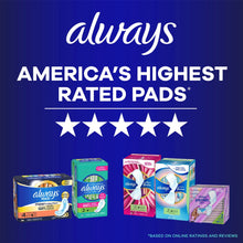 Always Ultra Thin Overnight Pads with Wings, Size 4, Overnight, 96 Count (PACK OF 3 )