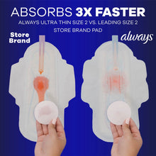 Always Ultra Thin Overnight Pads with Wings, Size 5, Extra Heavy Overnight, 46 Count (PACK OF 3 )