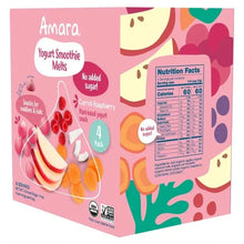 Amara Organic Yogurt Smoothie Carrot Raspberry Melts, 4 (1 oz) bag per box - Brands For Less USA