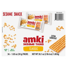 Amki Sesame Thins, 1.25 oz, 36-count