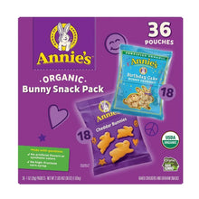 Annie_sOrganicBunnySnackPackBakedCrackersandGrahamSnacks_1.07oz_VarietyPack_36-count - Brands For Less USA