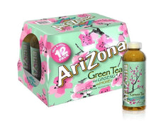 Arizona Green Tea with Ginseng and Honey, 16 Fl Oz (Pack of 12)