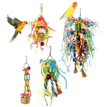 Armscye-4-Pack-Bird-Shredding-Toys-Parrots-Chewing-Hanging-Foraging-Toys-Parrots-Cage-Shredder-T_9098_1 - Brands For Less USA