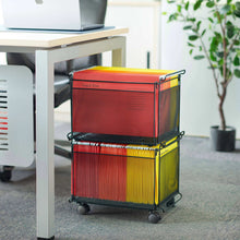 Artesa Presa Set of 2 Stacking Storage Baskets with Wheels