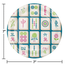 Artstyle Mahjong Dessert Paper Plates, 7 in., 85 ct.
