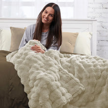 Ashford Home Heavy Weight Ultra Fine Faux Fur Throw Blanket Throw, 60"x70" - Brands For Less USA