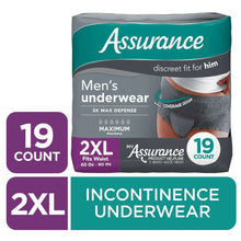 AssuranceMen-sIncontinenceUnderwear-XXL-MaximumAbsorbency-19Count9-_1 - Brands For Less USA