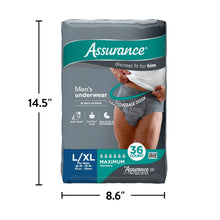 AssuranceMen_sIncontinenceUnderwear_LXL_MaximumAbsorbency_36Count3 - Brands For Less USA