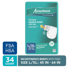 AssuranceUnisexStretchBriefswithTabs-LXL-34Count5-_1 - Brands For Less USA