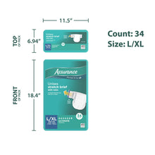 AssuranceUnisexStretchBriefswithTabs_LXL_34Count - Brands For Less USA