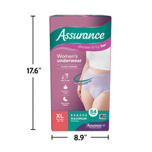 AssuranceWomen_sIncontinence_PostpartumUnderwear_XL_MaximumAbsorbency_54Count - Brands For Less USA
