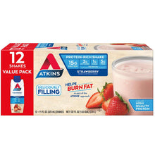 Atkins 15g Keto Protein Shake, Strawberry  11 fl. oz. 15 pk.