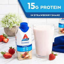 Atkins 15g Keto Protein Shake, Strawberry  11 fl. oz. 15 pk.