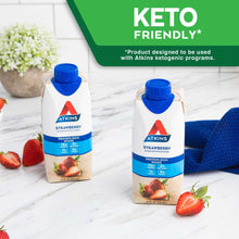 Atkins 15g Keto Protein Shake, Strawberry  11 fl. oz. 15 pk.
