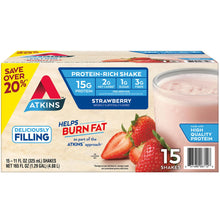 Atkins 15g Keto Protein Shake, Strawberry  11 fl. oz. 15 pk.