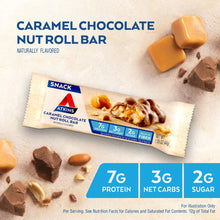 Atkins Anytime Snacks, Snack Bar, Caramel Chocolate Nut Roll, 18 ct. - Brands For Less USA