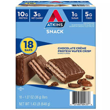 Atkins Protein Wafer Crisps, Chocolate Creme  18 ct.