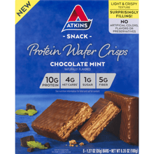 Atkins Protein Wafer Crisps, Chocolate Creme  18 ct.