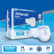 AttendsAdultIncontinenceBriefMHeavyAbsorbencyContoured_DDA20_HeavytoSevere_24Ct6 - Brands For Less USA